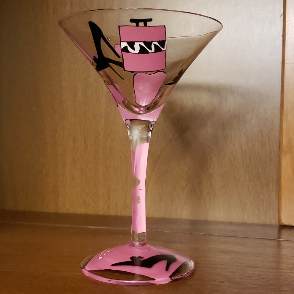 Lolita Martini Glass - Shopaholic
